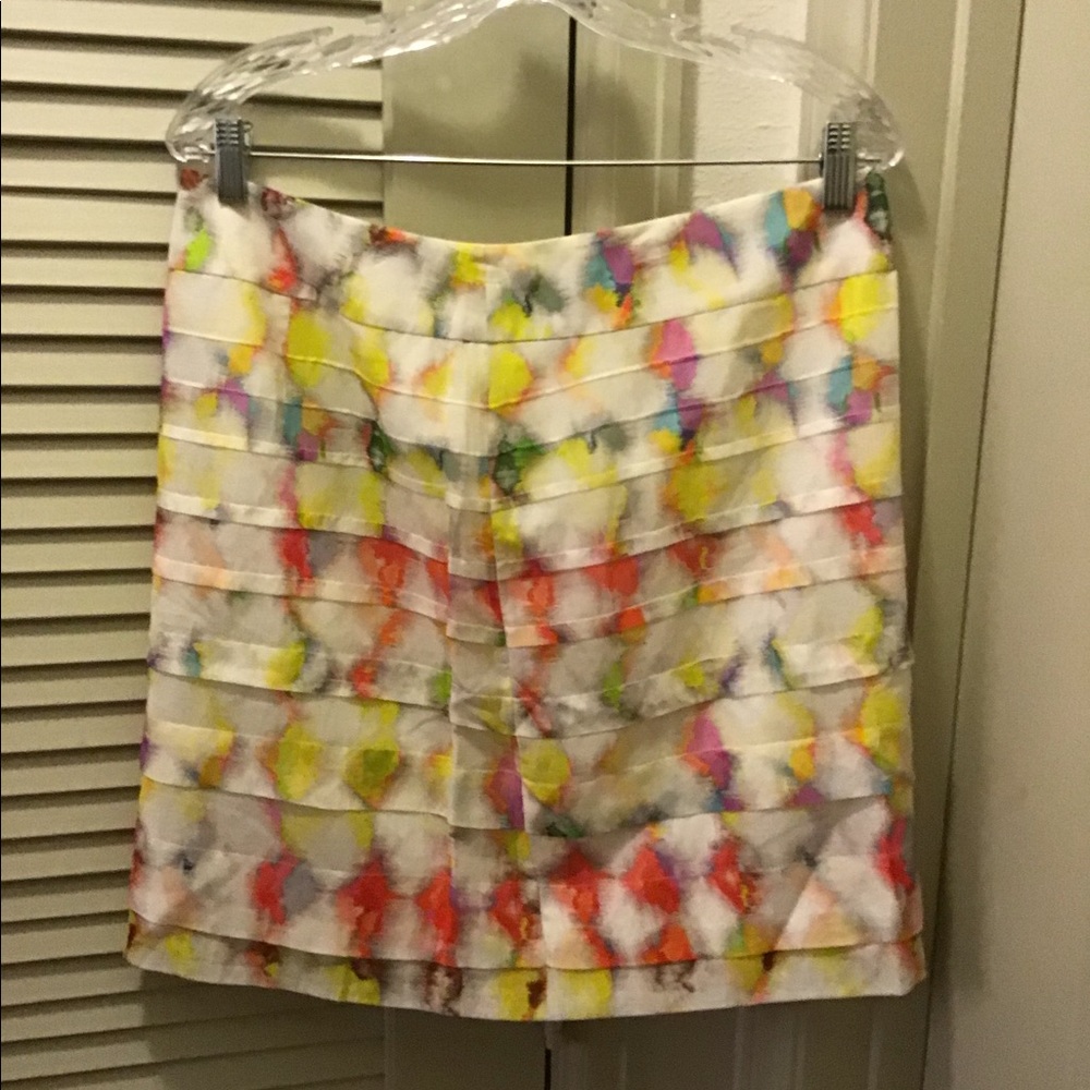 Colorful rainbow skirt